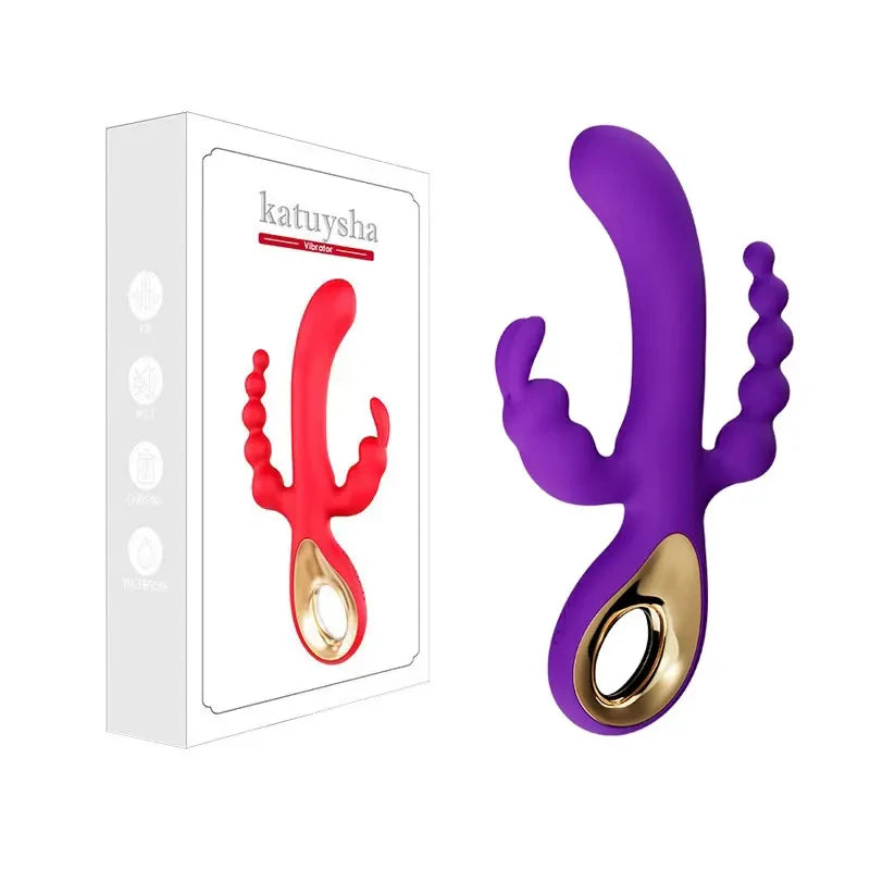 3-in-1 Multi-Contact Rabbit Massager