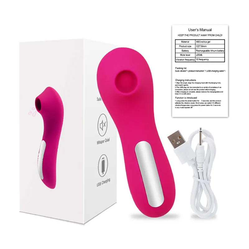 2-in-1 Suction & Vibration Personal Massager