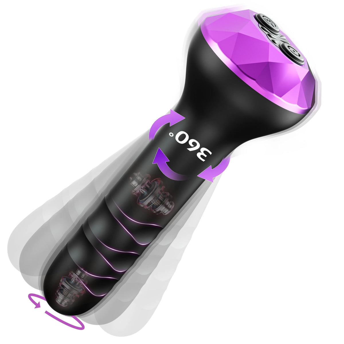 360° Rotating Vibrating Plug with 10 Modes