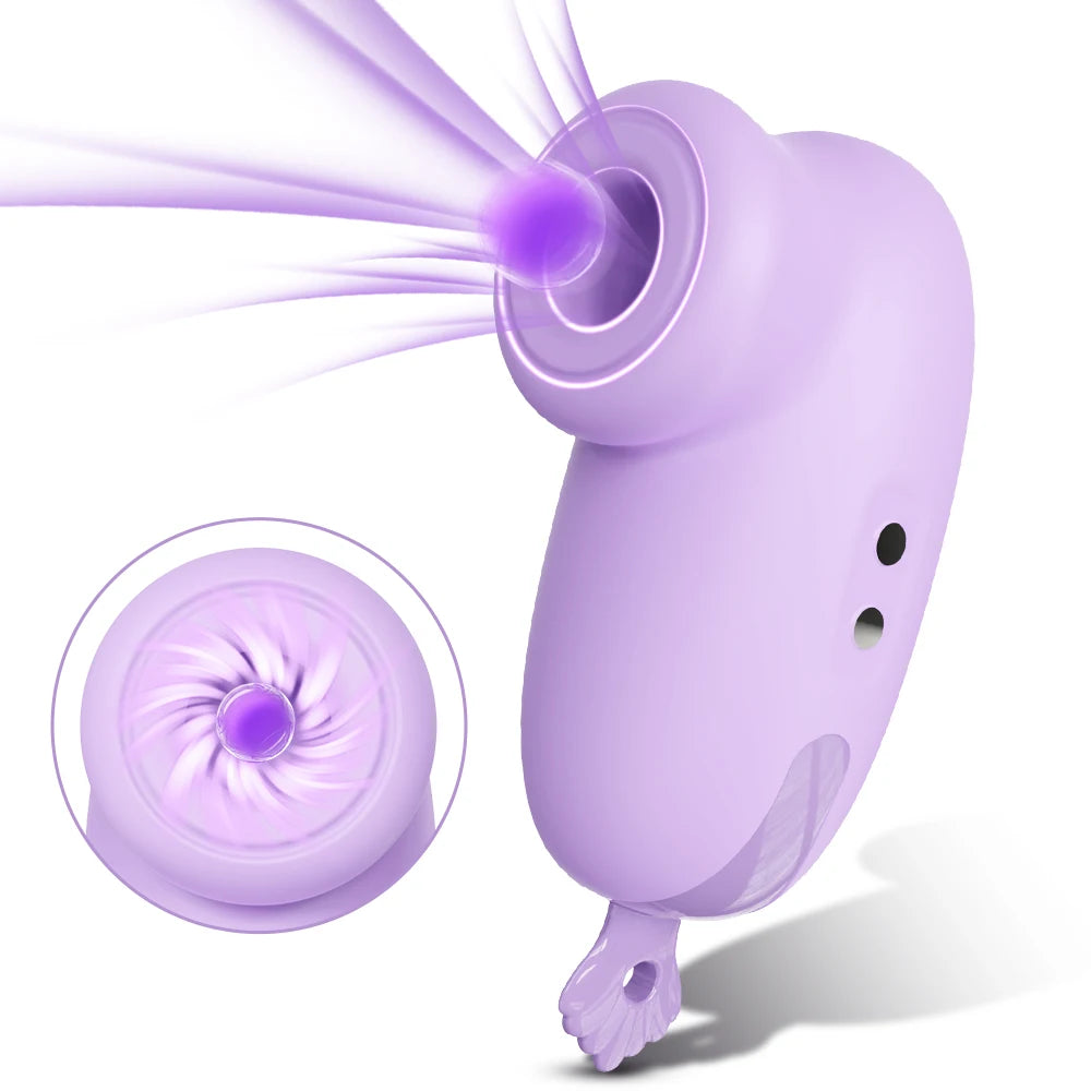 2-in-1 Suction & Vibration Personal Massager
