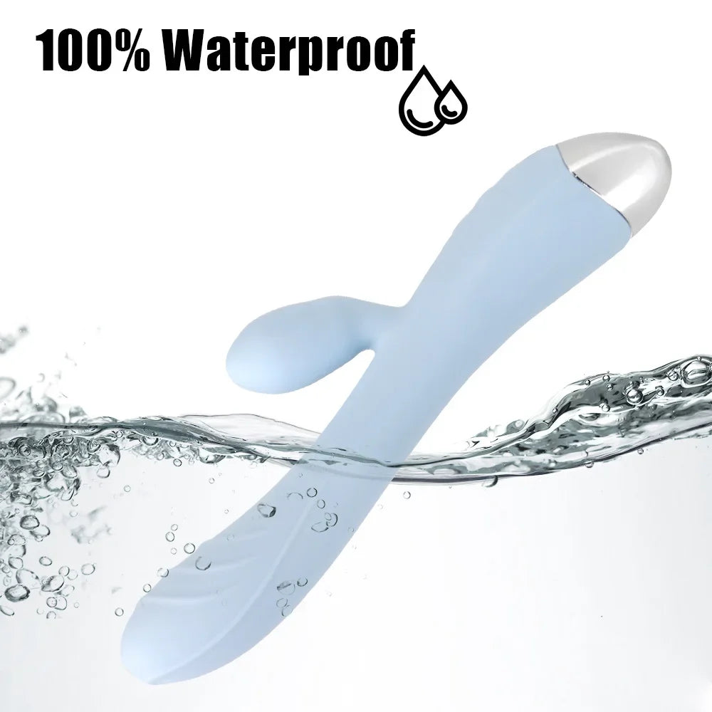 Rechargeable Rabbit Massager with 10 Vibration Modes