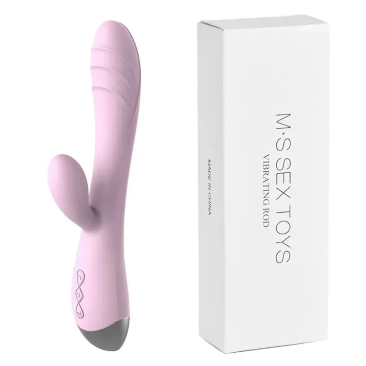 Rechargeable Rabbit Massager with 10 Vibration Modes