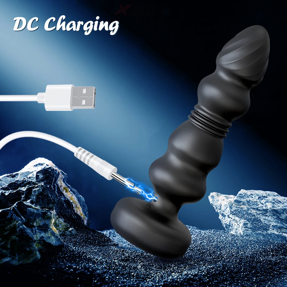 2-in-1 App-Controlled Vibrating Plug with 10 Modes