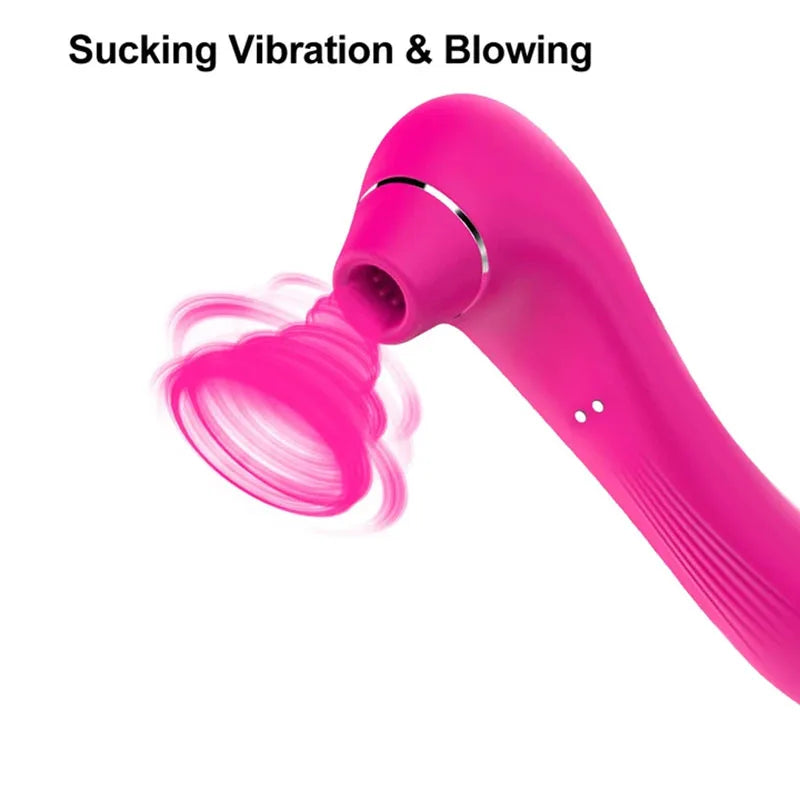 2-in-1 Suction & Vibration Personal Massager