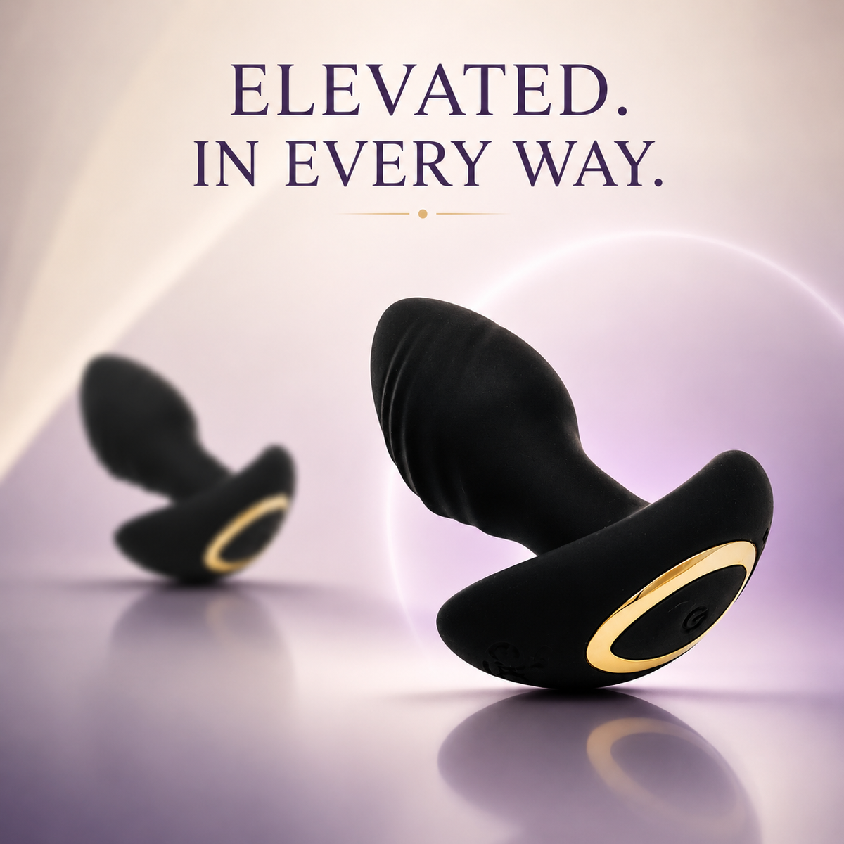 360 Rotating Butt Plug - Curved Prostate Massage .